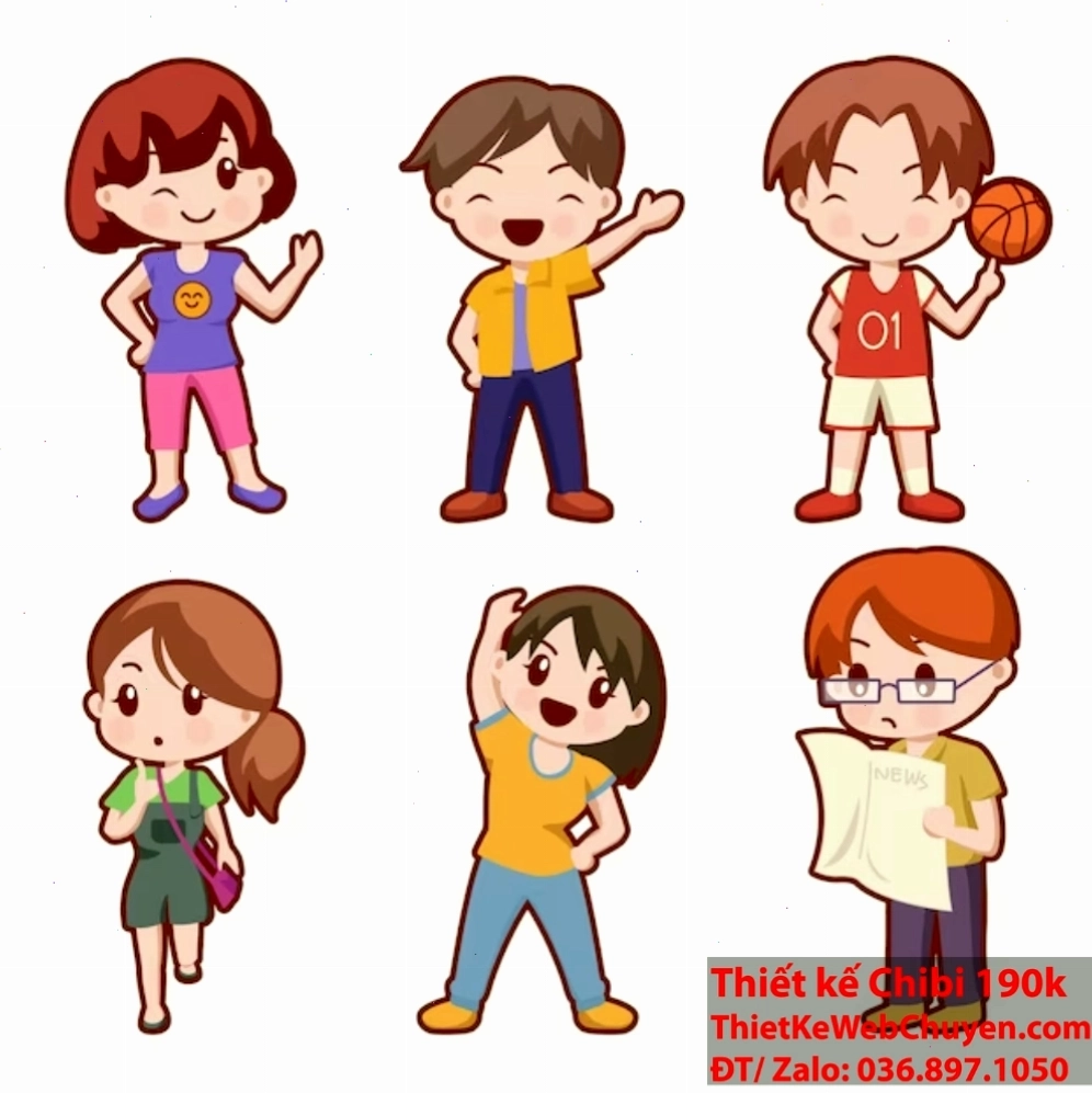 Tạo ra những câu chuyện hài hước với Nhân vật Chibi