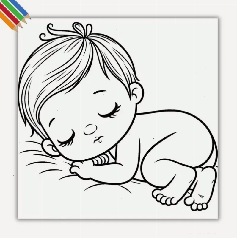 Bé chọn màu vẽ yêu thích