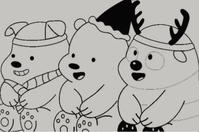 Bộ sưu tập tranh tô màu We Bare Bears đa dạng