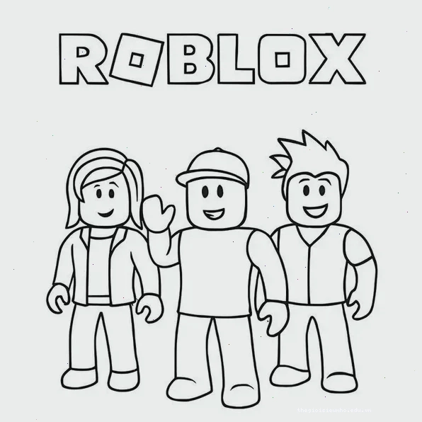 Các nhân vật Roblox đa dạng trong trò chơi