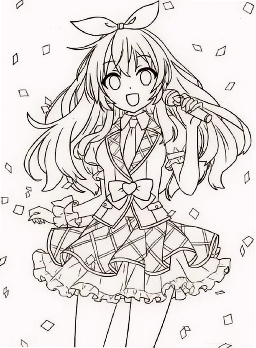 Cách tô anime chibi mắt to tròn đáng yêu