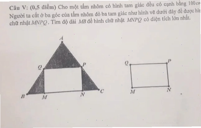 Hình tròn nội tiếp trong hình vuông