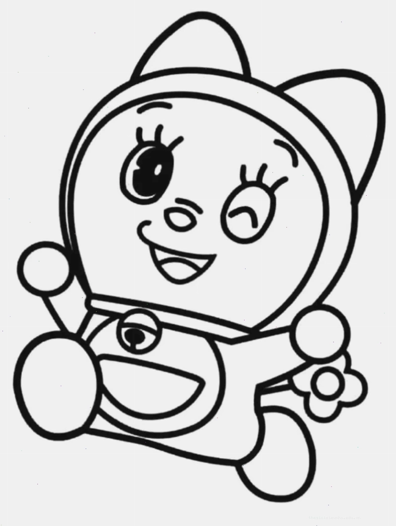 Tranh Doraemi và Doraemon vui đùa
