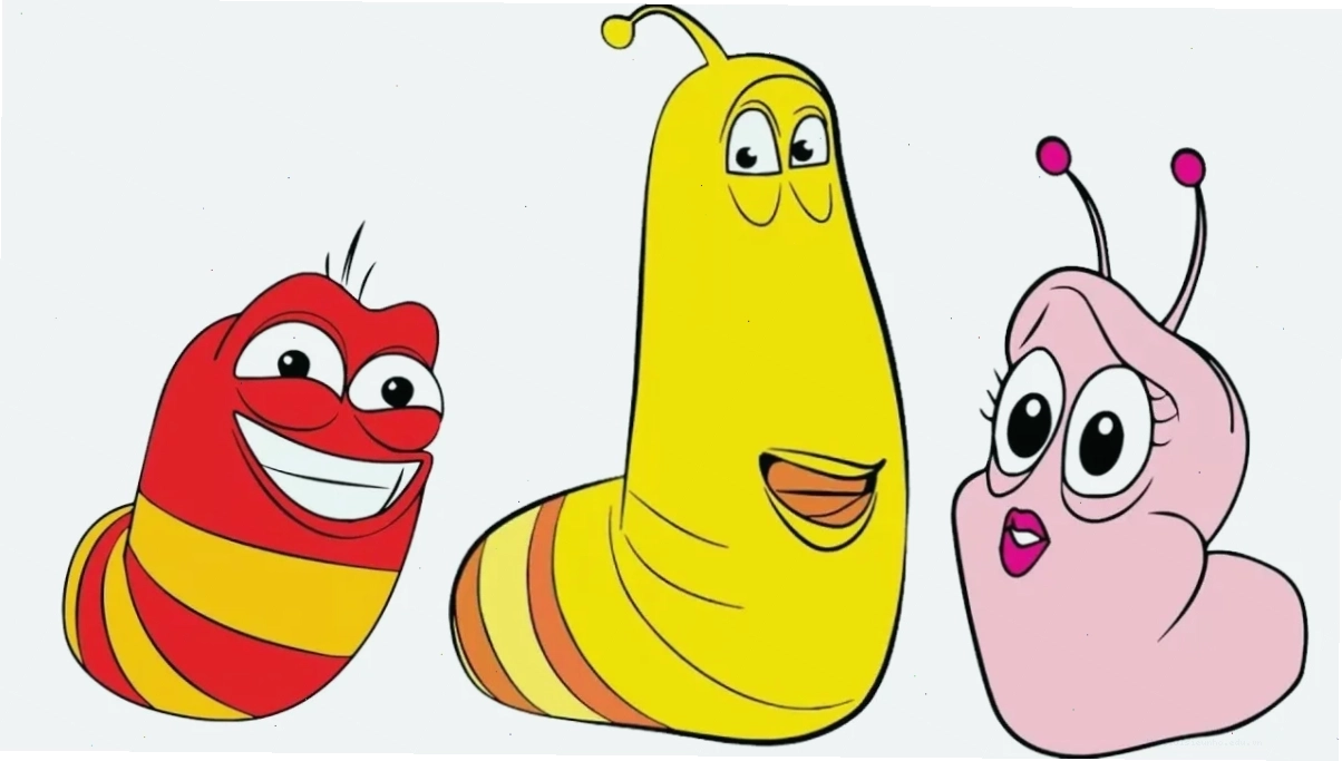 Tranh tô màu larva theo nhóm