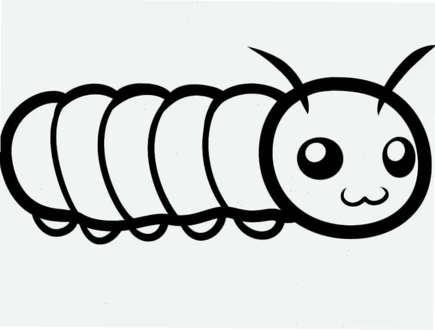 Tranh tô màu larva với nhiều biểu cảm