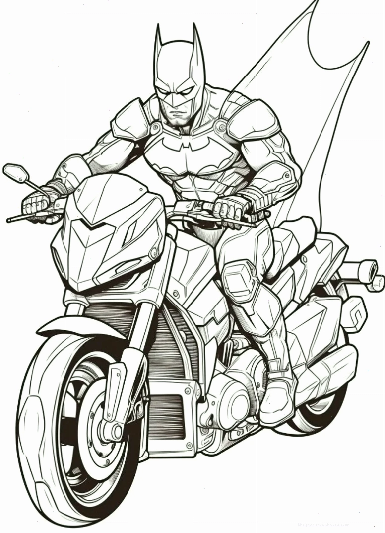 Tranh tô màu Người Sắt Iron Man cho bé