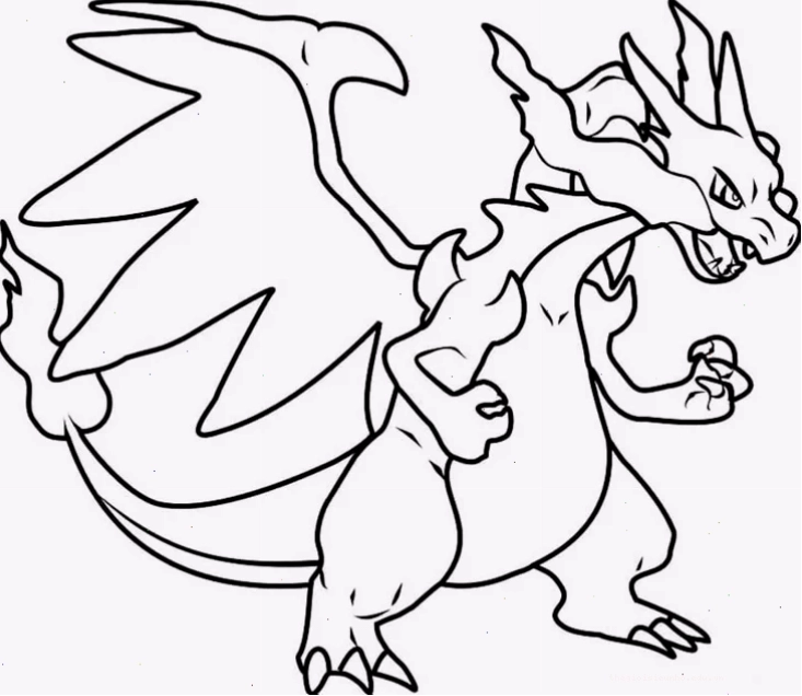 Tranh tô màu Pokemon tiến hóa Mega Blastoise