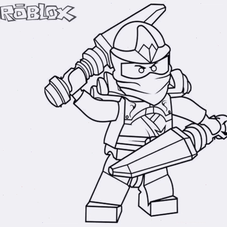 Tranh tô màu roblox 99 đêm trong rừng
