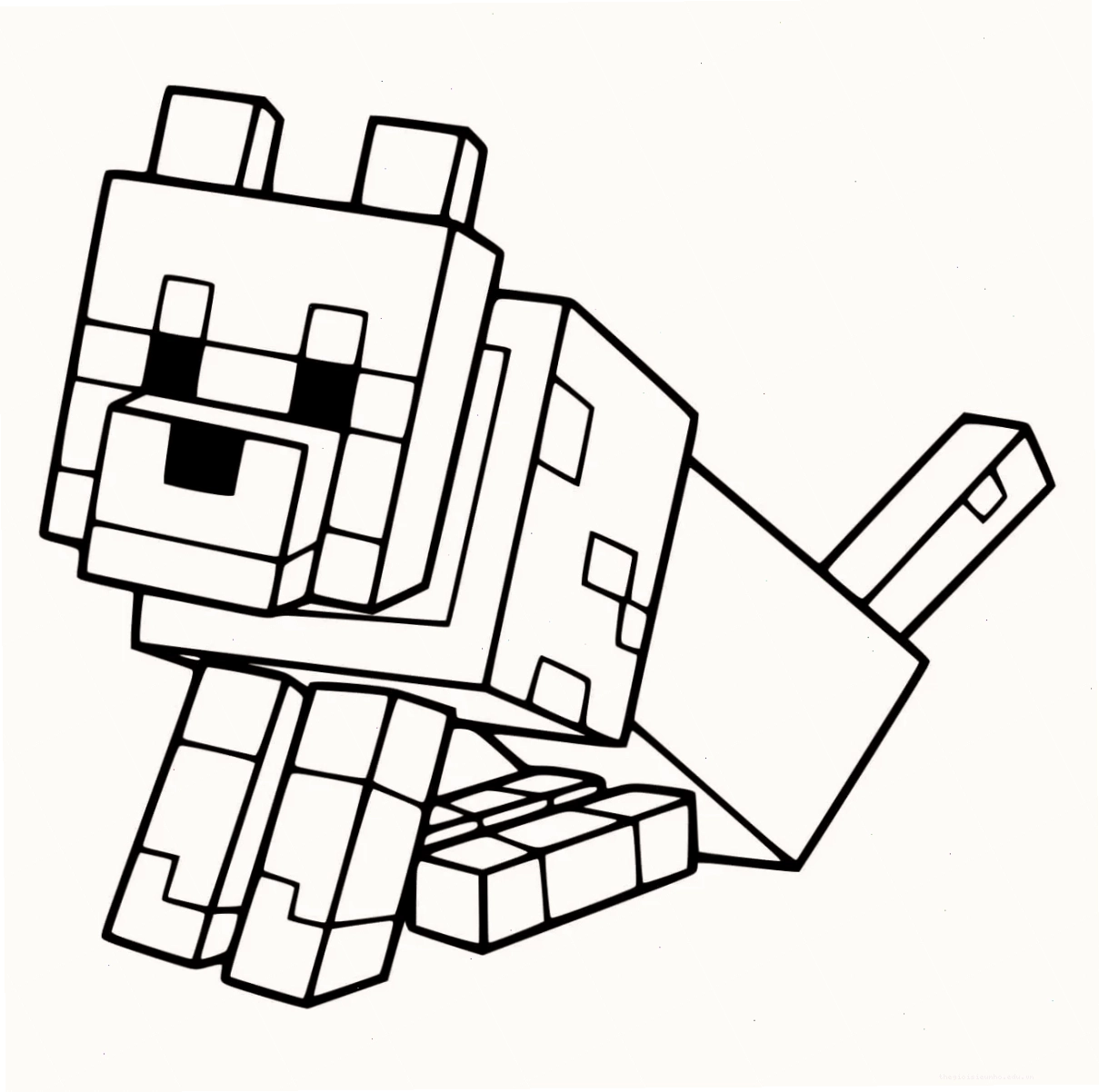 Tranh tô màu Roblox cho bé gái