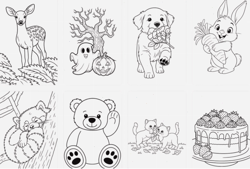 Ứng dụng tranh tô màu cho mục đích thương mại