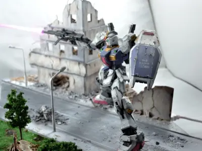 Top diorama Gundam đẹp nổi bật dành cho người mê mô hình