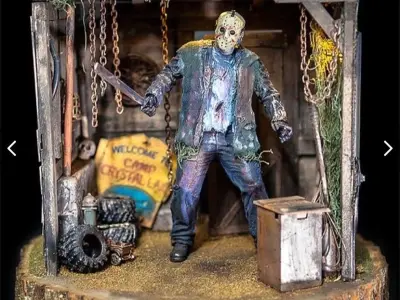 Khi nghệ thuật và nỗi sợ hòa làm một trong diorama kinh dị