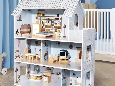 Đồ chơi ngôi nhà búp bê mini sáng tạo khiến trẻ mê mẩn ngay