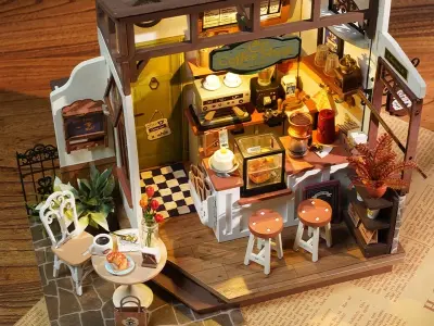 Khám phá mô hình quán cafe mini siêu đẹp khiến ai cũng mê