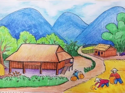 Hướng dẫn cách vẽ thiên nhiên tươi đẹp cho người mới bắt đầu