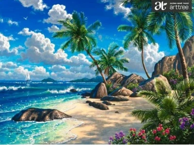 Tranh Phong Cảnh Biển: Nét Đẹp Đại Dương Cho Không Gian Sống