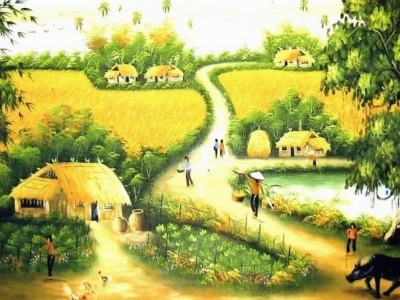 Vẻ Đẹp Bình Dị Của Ảnh Phong Cảnh Làng Quê Việt Nam