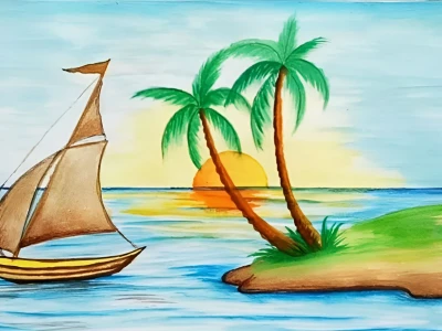 Vẽ tranh phong cảnh biển hoàng hôn: Hướng dẫn chi tiết và ý tưởng sáng tạo