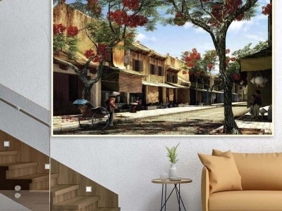 Vẽ Tranh Phong Cảnh Hà Nội Nét Đẹp Vượt Thời Gian