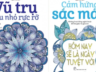 Khám phá Thế giới Sách Tô Màu Cho Người Lớn Tạo Hình Vũ Trụ Thu Nhỏ