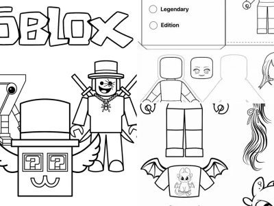 Khám Phá Thế Giới Tô Màu Roblox Cho Bé Yêu Sáng Tạo