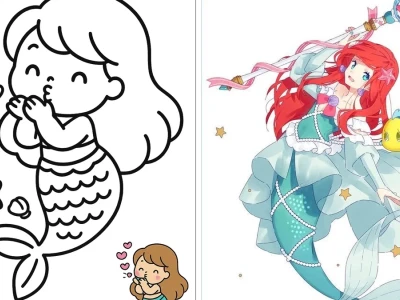 Khám Phá Ảnh Chibi Công Chúa Người Cá Dễ Thương Xu Hướng 2026