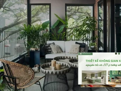 Nguyên tắc cơ bản trong việc thiết kế không gian sống xanh